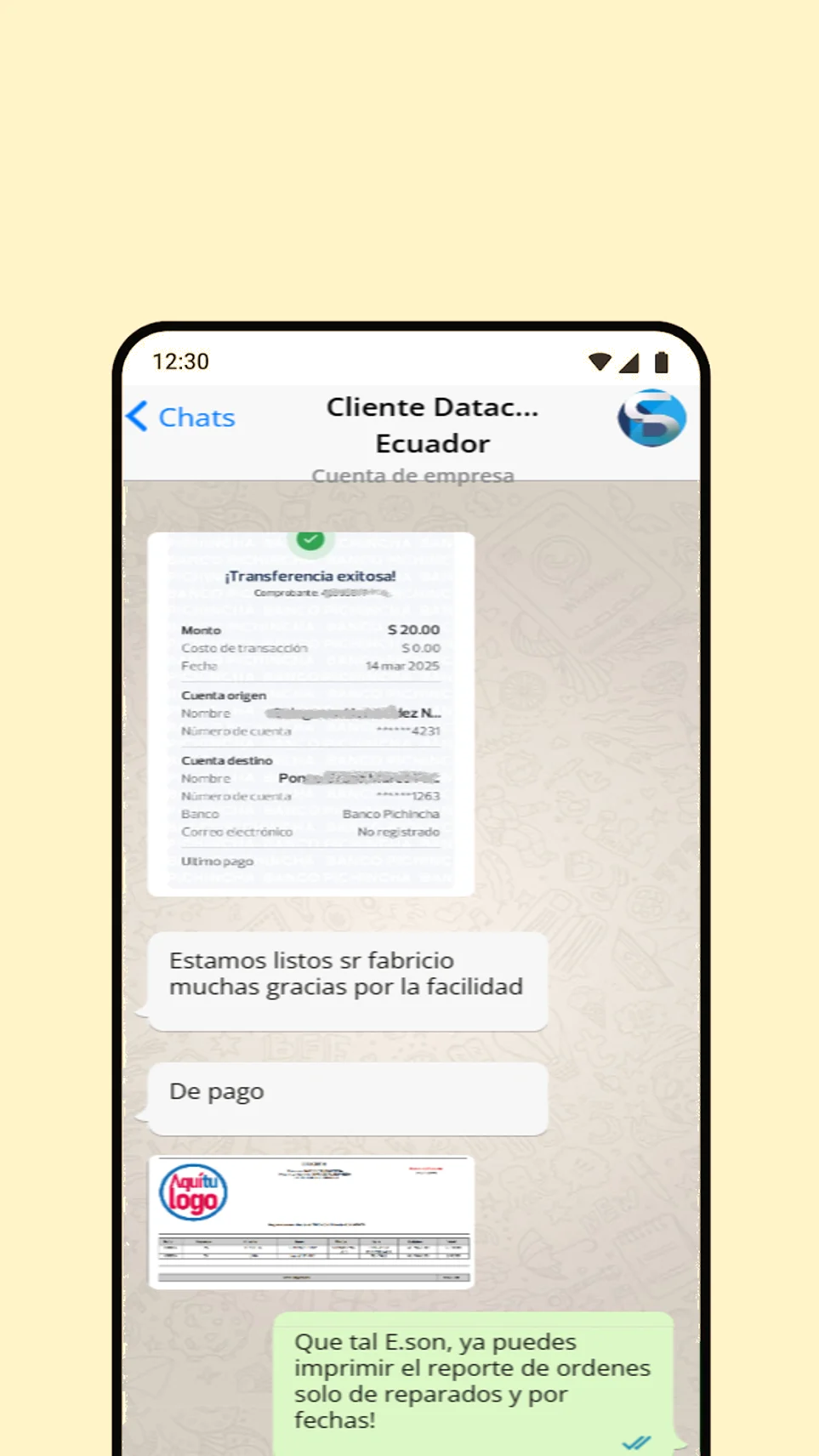Evidencia WhatsApp 1